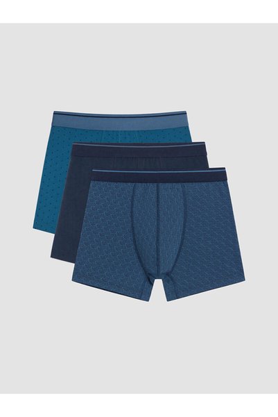 LC Waikiki Esvab • Modern & Premium Cotton Flexible Men's Boxer Briefs 3-Pack