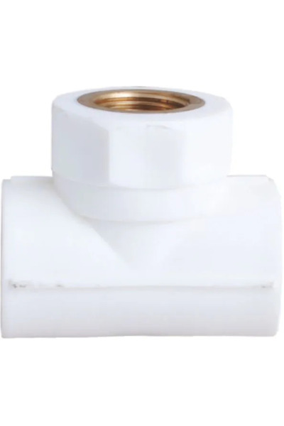 Flamex Teu PPR 25 mm x 3/4" cu filet interior (insert alama)