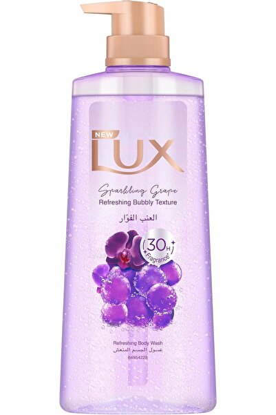 LUXBRU غسول الجسم المنعش LUX، برائحة العنب المنعشة، عطر يدوم 30 ساعة، بقوام ر...