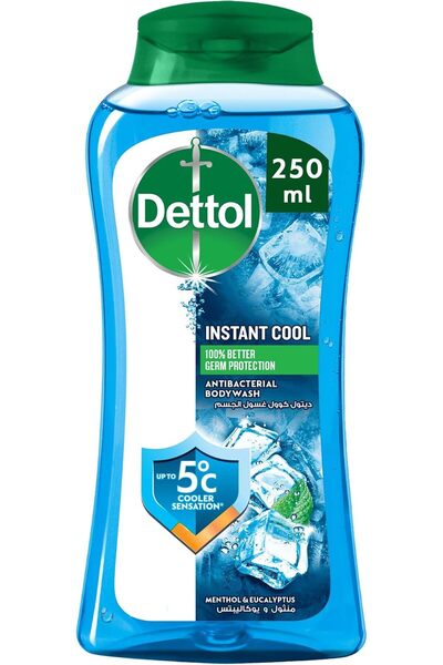 Dettole Dettol Cool Shower Gel & Body Wash, Menthol & Eucalyptus Scent, 250ml