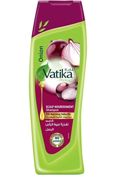 Vatika Ayurveda شامبو فاتيكا ناتشورالز بالبصل 400 مل |   لنمو شعر أكثر سمكًا ...