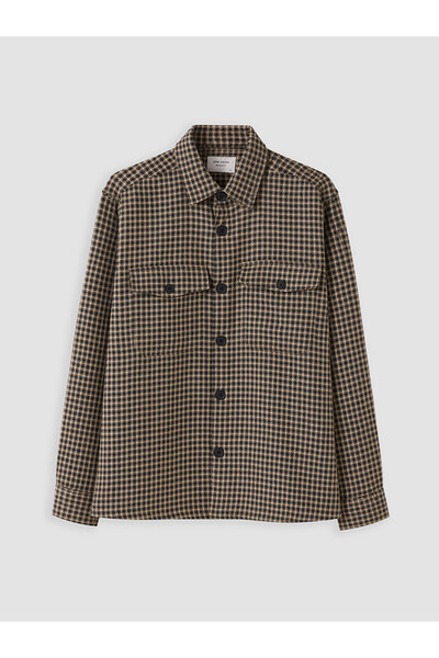 LC Waikiki Rmz Gi̇yi̇m Farki̇yla Checkered Embroidered Men's Lumberjack Shirt...