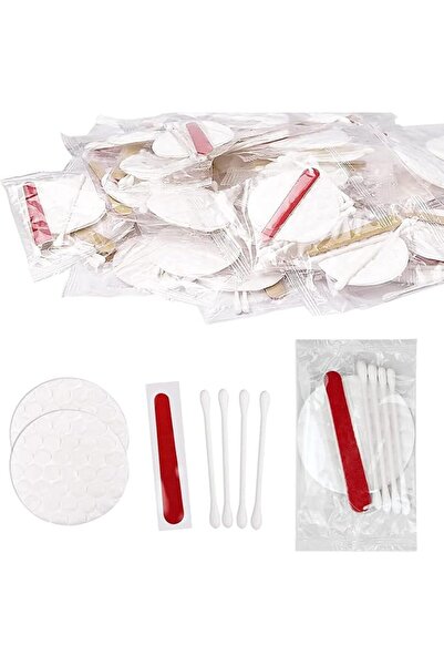 Yelajoy 60 Pack Hotel Vanity Kit - Cosmetic Cotton Pads, Cotton Swabs, Nail F...