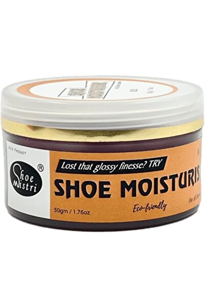 Shoe Mistri كريم مرطب للأحذية الجلدية، شمع العسل وشمع الكارنوبا، ملمع أحذية ل...