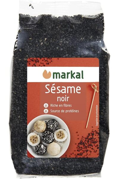 Markal 250 جرام من بذور السمسم الأسود العضوي
