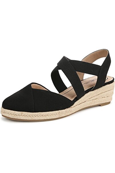 GENERAL صندل نسائي من LifeStride طراز Kimball Espadrille ذو كعب ويدج