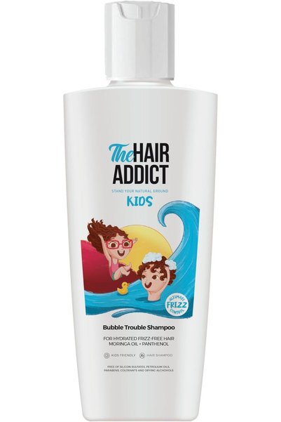 The Hair Addict شامبو بابل تربل للأطفال - تركيبة لطيفة للتنظيف ومضادة للتجعد ...