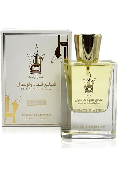 Alhadi For Oud And Saffaron Gentle Aura Perfume | Fresh Citrus, Vanilla & San...