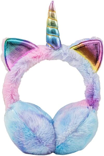KASTWAVE Kids Earmuffs Winter, Fluffy Ear Warmers for Toddlers, Boys Girls Ea...