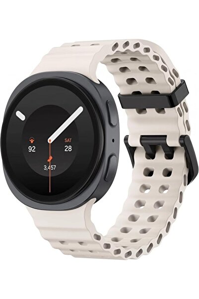 GENERAL Silicone Ocean Strap Compatible with Samsung Watch 9 8 Strap 44mm 40m...