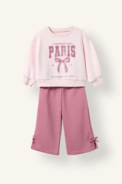 DeFacto 2-Piece Set Printed Sweatshirt and Sweatpants for Baby Girl I7733A526Au