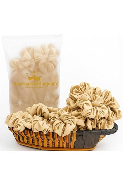 Accessorize Kingdom Premium Hair Scrunchie for Women| Scrunchies for Girls | ...