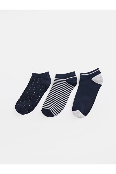 LC Waikiki Nevavm Lcw Eco Navy Blue Men's Booties Socks with a Difference