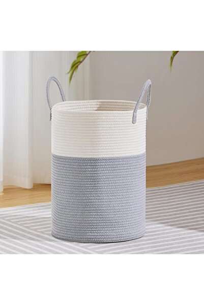 VIPOSCO Large Laundry Hamper, Tall Woven Rope Storage Basket for Blanket, Toy...