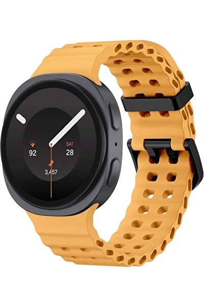 GENERAL Silicone Ocean Strap Compatible with Samsung Watch 9 8 Strap 44mm 40m...