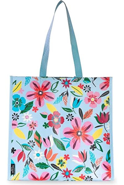 kate spade new york حقيبة تسوق قابلة لإعادة الاستخدام، حقيبة بقالة كبيرة قابل...