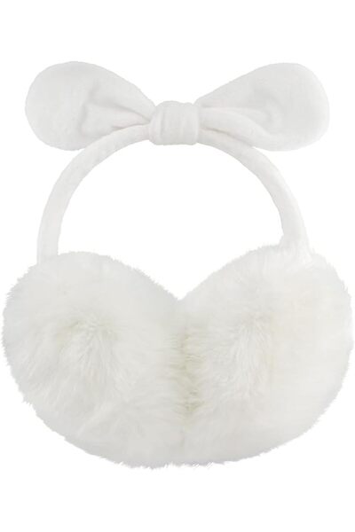 KASTWAVE Winter Earmuffs for Women Girls, Ski Adjustable Ear Covers, Cute Bow...