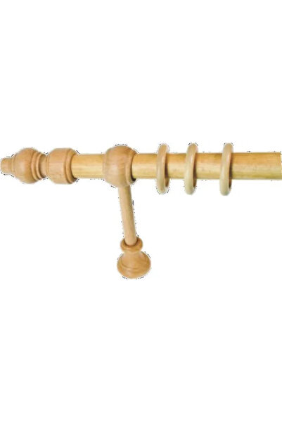 Flamex Capăt/finial din lemn pentru galerie perdea, stejar