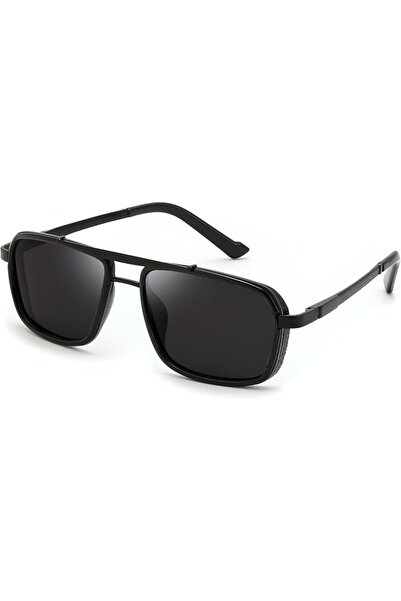 FEISEDY Retro Pilot Sunglasses For Women Men 70s Trendy Rectangle Polarized S...