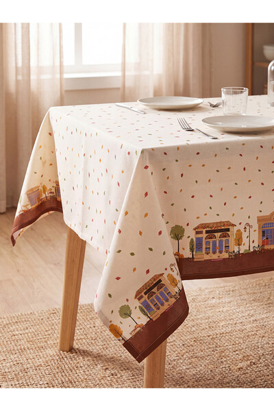 LC Waikiki Two Mt Shop Quality Lcw Home Mixed Patterned 150X200 cm Tablecloth