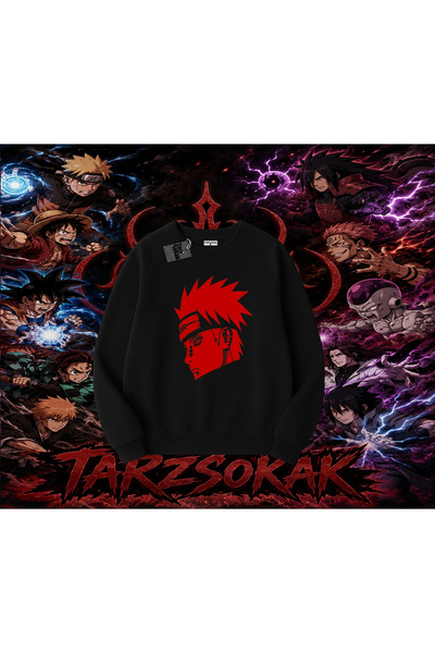 Tarzsokak Pain Nagato Naruto Anime Character Oversize Unisex Crew Neck Sweats...
