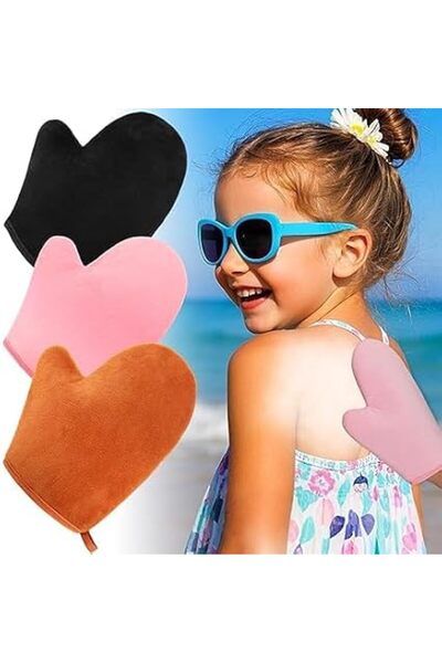 HZYH 3 Pcs Kids Sunscreen Applicator Gloves, Reusable Sunblock Lotion Mitts, ...