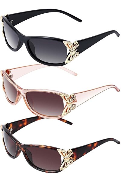 NALACAL 3 Pcs Polarized Sunglasses for Women Girls, UV Protection Fashion Dec...