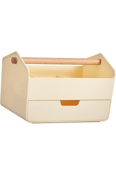 Yelajoy Desktop Organizer,Stationery Storage Box with Drawer