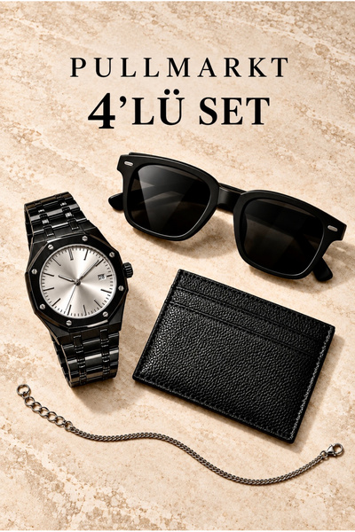 pullmarkt 4 lü set - Erkek Kol Saati seti