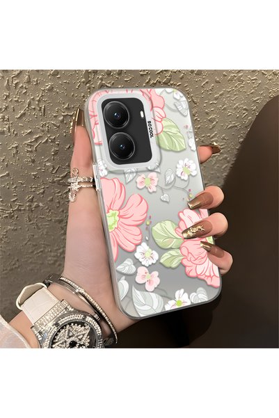 CHICASELUX متوافق مع هاتف Poco X7 Pro، طباعة أنيقة مقاومة للصدمات باللون الور...