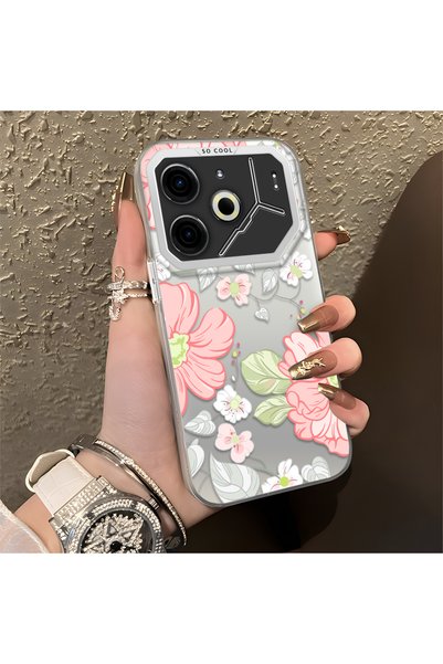 CHICASELUX متوافق مع هاتف Tecno Pova 6/Pova 6 Pro 5G، طباعة أنيقة مقاومة للصد...