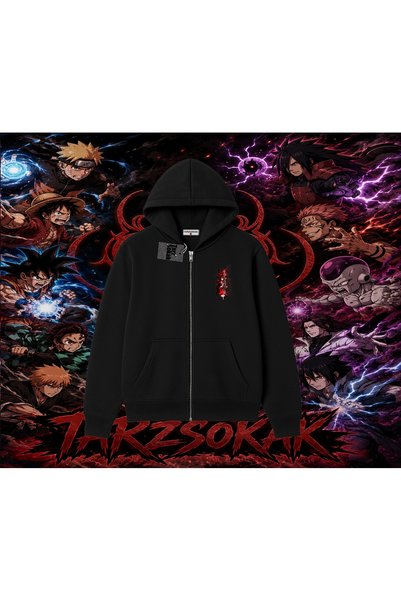 Tarzsokak Itachi Uchiha Naruto Anime Character Oversize Unisex Cardigan & Jac...