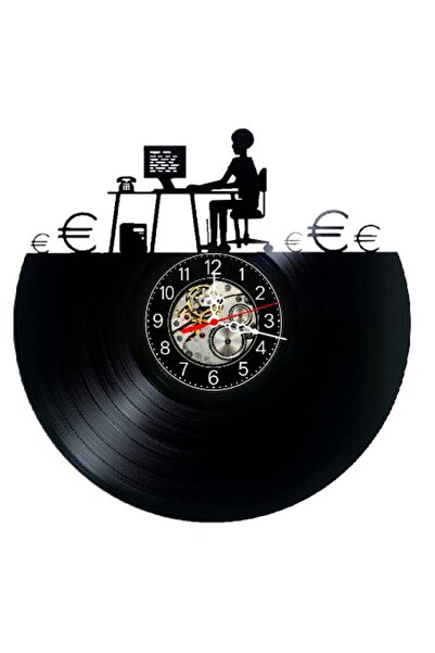 OEM Ceas de perete decorativ din disc de vinil, Programator Specialist IT Fre...