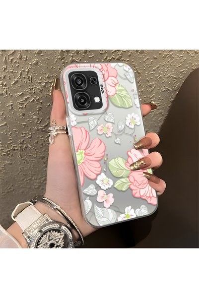 CHICASELUX متوافق مع هاتف Oppo F31، طباعة أنيقة مقاومة للصدمات باللون الوردي ...