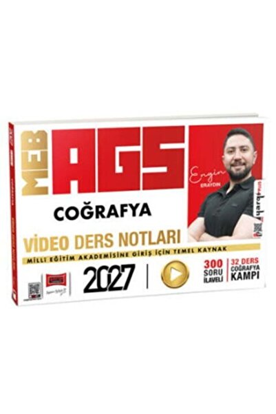Yargı Yayınları 2027 MEB AGS Coğrafya Video Ders Notları 300 Soru İlaveli