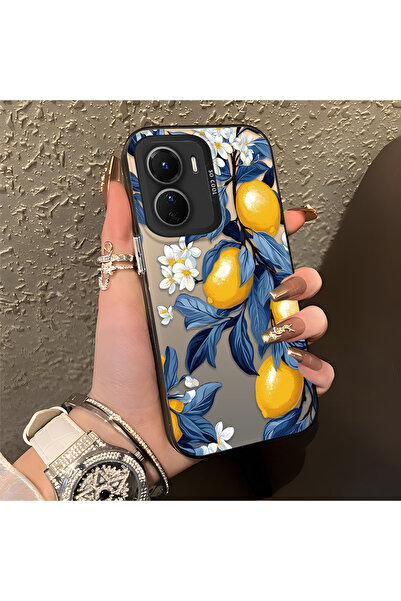 CHICASELUX واقي ممتص للصدمات متوافق مع Vivo Y16/Y02S/Y56 باللون الأصفر والليم...