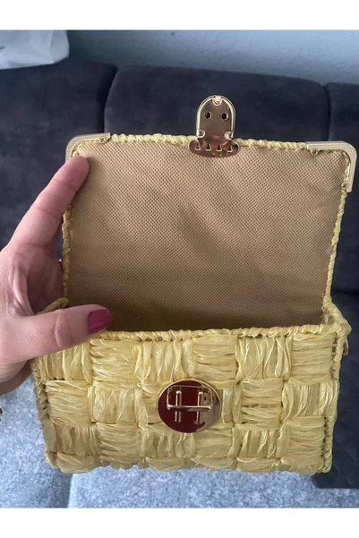 Generic Brand Organza Tulle Gold Bag