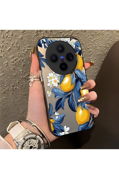 CHICASELUX واقي ممتص للصدمات متوافق مع هاتف Vivo X300 باللون الأصفر والليموني...