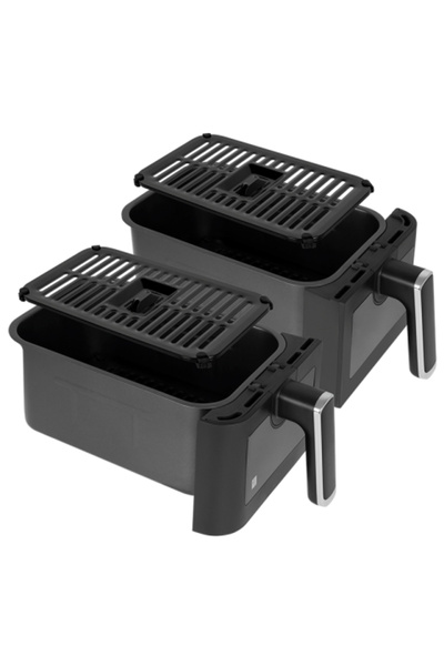 Teesa Friteuză cu aer cald, dublă, 8 litri, 2700W, Premium