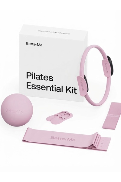 ARDSU Home Pilates Set Essential Kit - Pilates Ring, Long Resistance Bands, P...