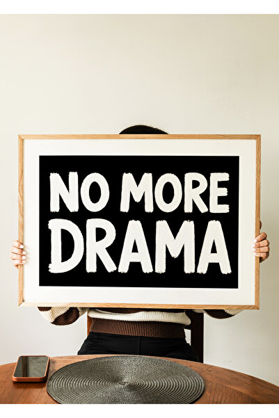 ARTHOUSECOLLECTIVE Wall Art Graffiti Collection - No More Drama - Horizontal ...