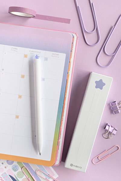 PAPERORA Kaco x FIRST Star 0.5 mm Roller Kalem Seti – 2 Adet Refill ile (Turu...
