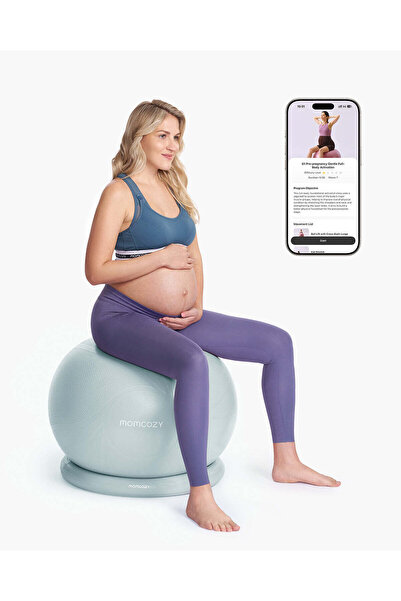 Momcozy - Birth Ease Maternity Ball MB01 (Ball+Base) - Glacier Blue
