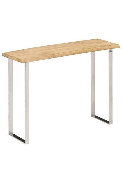Syfax Κονσόλα, με φυσικές άκρες, 105x33x76 εκ., από μασίφ ξύλο μάνγκο