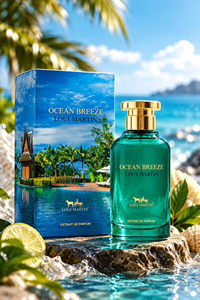 loui martin Ocean Breeze Extrait De Parfum 100ml | Fresh Aquatic Fragrance fo...