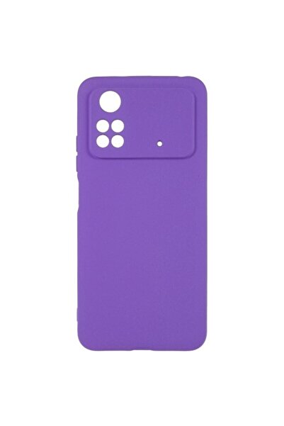 OEM Ματ Θήκη Σιλικόνης TPU για Xiaomi Poco M4 Pro 4G - Μωβ