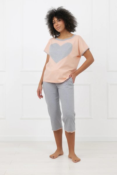 Other Pijama de damă cu mâneci scurte, pantaloni trei sferturi Sabrina S