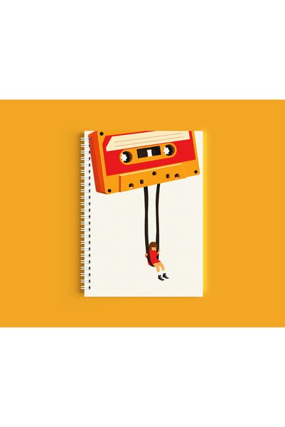 ARTHOUSECOLLECTIVE A4 Spiral Notebook - Unlined School Notebook - 80 Sheets/160 Pages - Music Collection