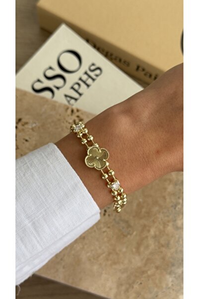 İREM YILDIZ 14K Luxury Gold Kuyumcu Model Kadın Bileklik