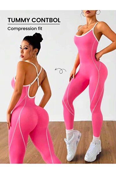 Woman's Fashion Ροζ ολόσωμη φόρμα